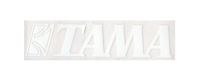 TAMA Logo Sticker 35mm x 150mm - weiß