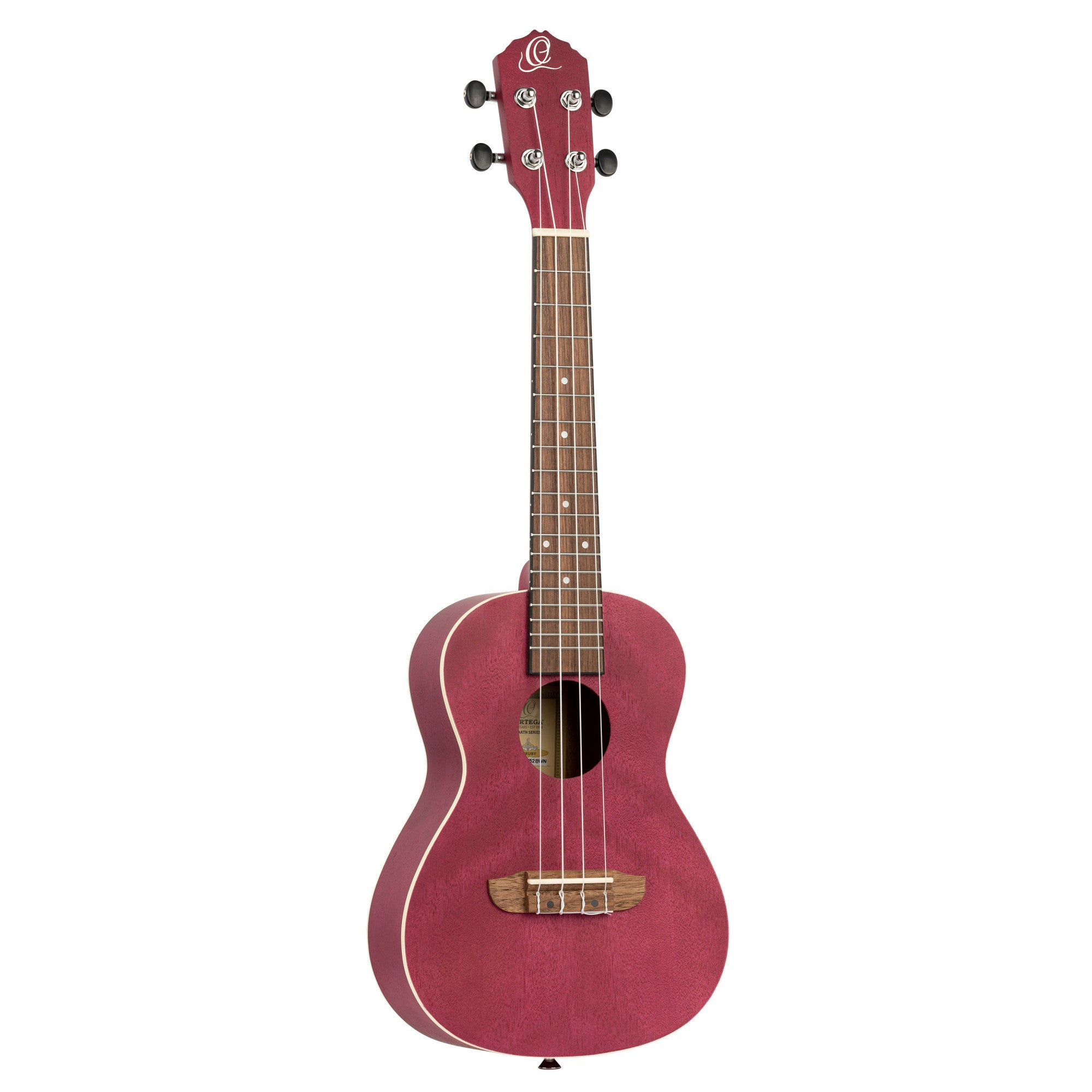 ORTEGA Earth Serie Konzert Ukulele 4 String - Raspberry Red