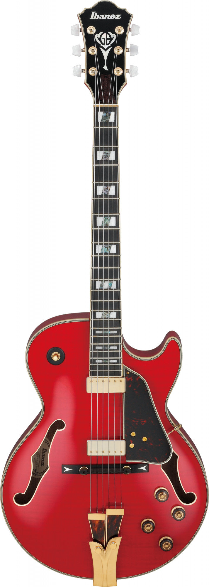 IBANEZ George Benson Signature Hollowbody Gitarre 6-String - Sapphire Red + Koffer