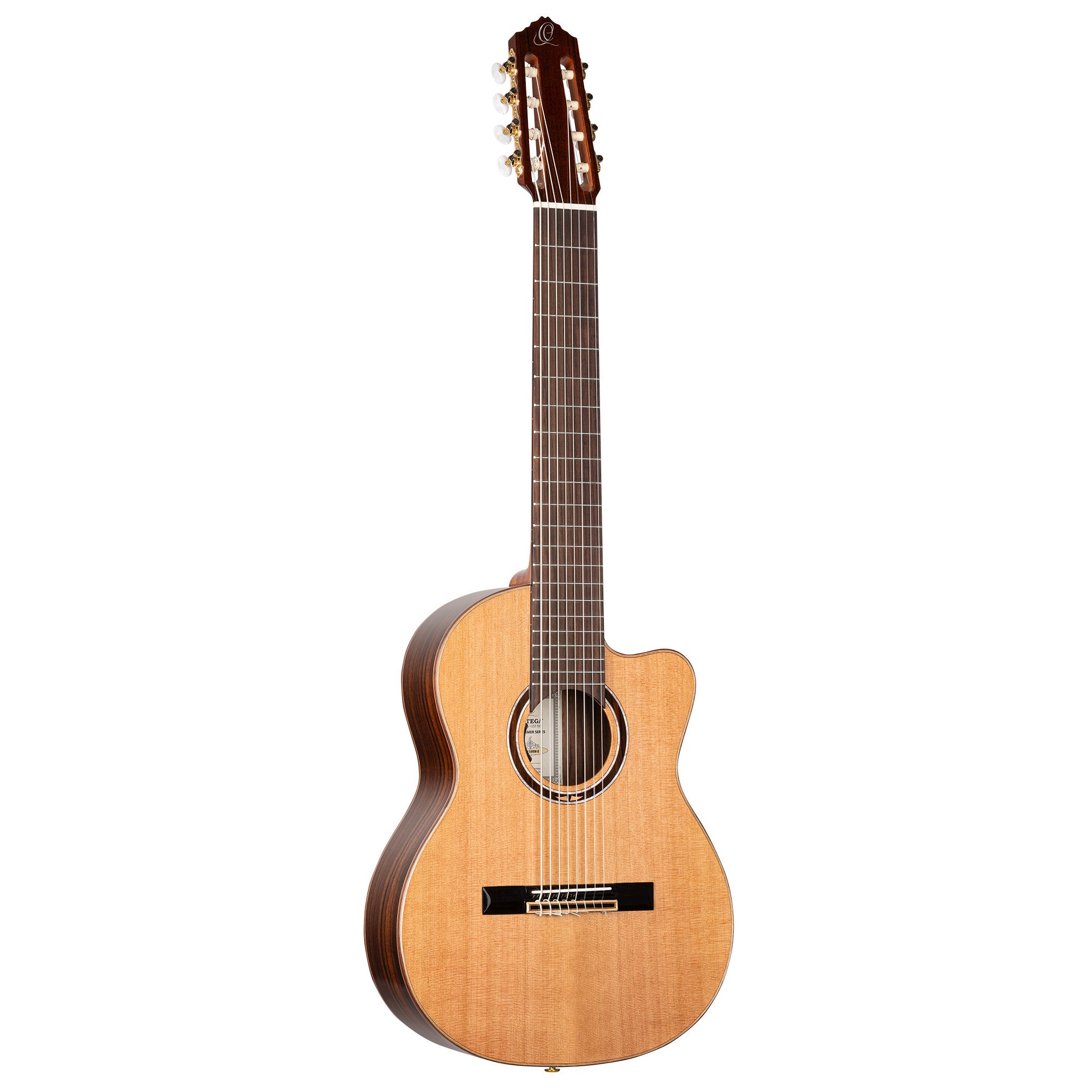 ORTEGA Performer Series 4/4 Konzertgitarre 8-String - Natural + Gigbag