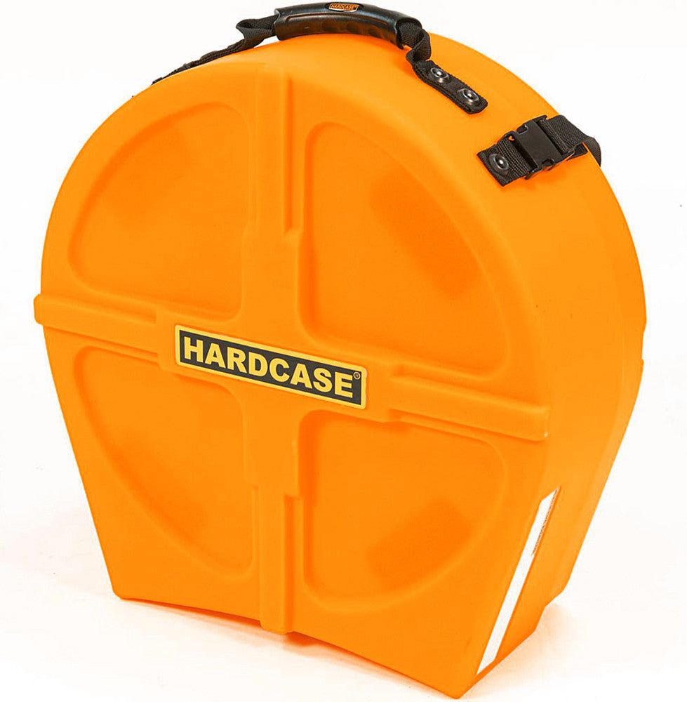 HARDCASE Floor Tom Case 16" - Orange / komplett gepolstert