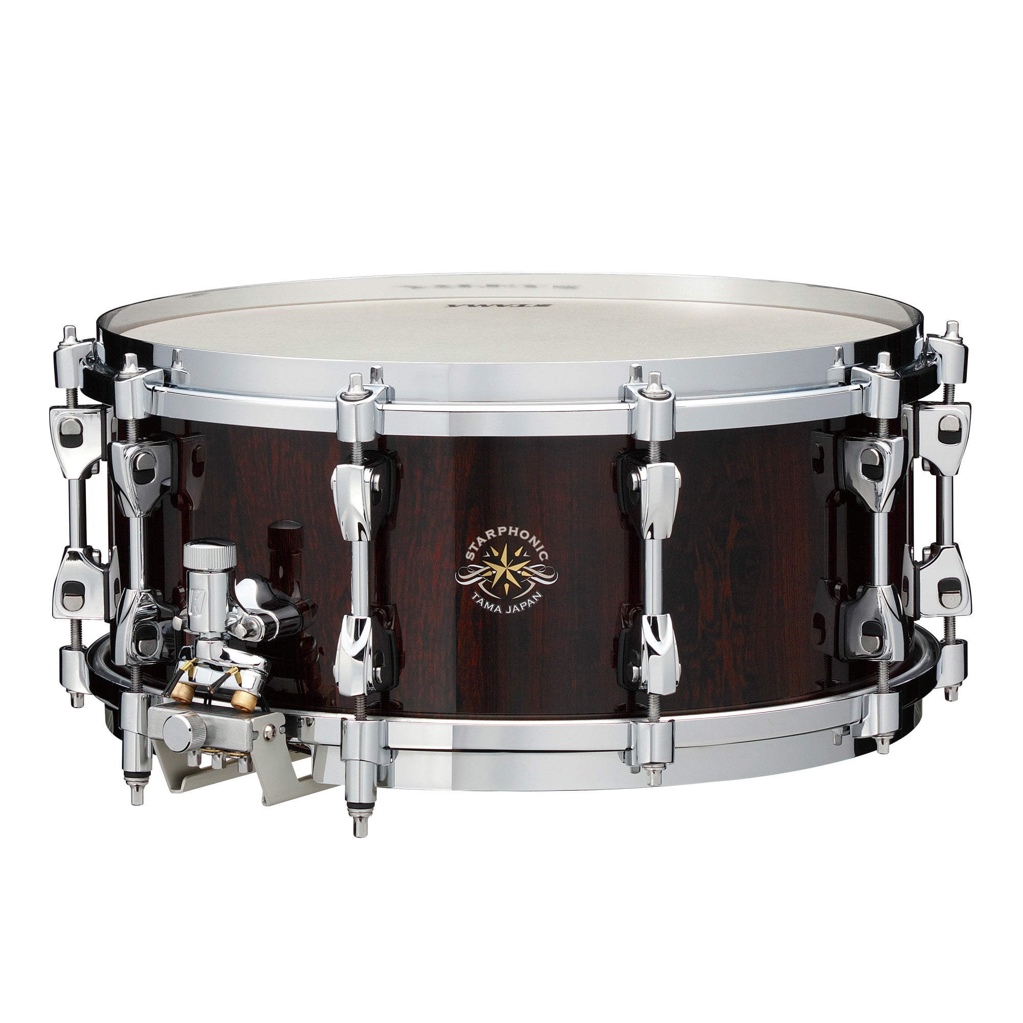 TAMA STARPHONIC Bubinga Bravura Concert Snaredrum 14" x 6" - Gloss Natural Cordia