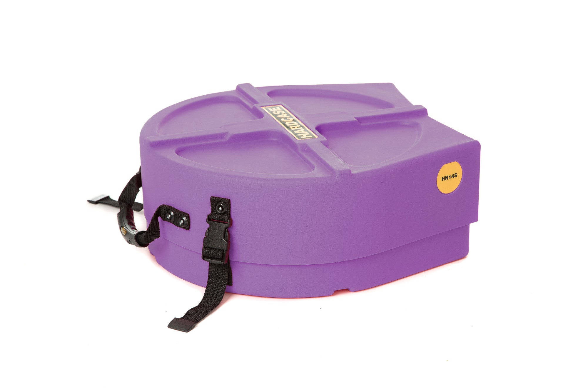 HARDCASE Snare Drum Case 14" (5“– 8“) - Purple / Schaumstoffpads