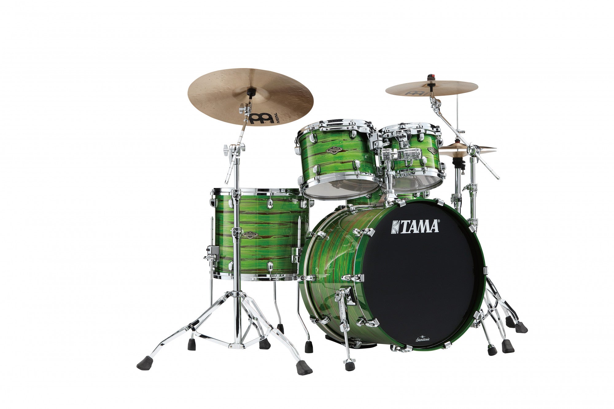 TAMA Starclassic Walnut/Birch Lacquer Shell Kit 4 teilig - Lacquer Shamrock Oyster/Chrom HW
