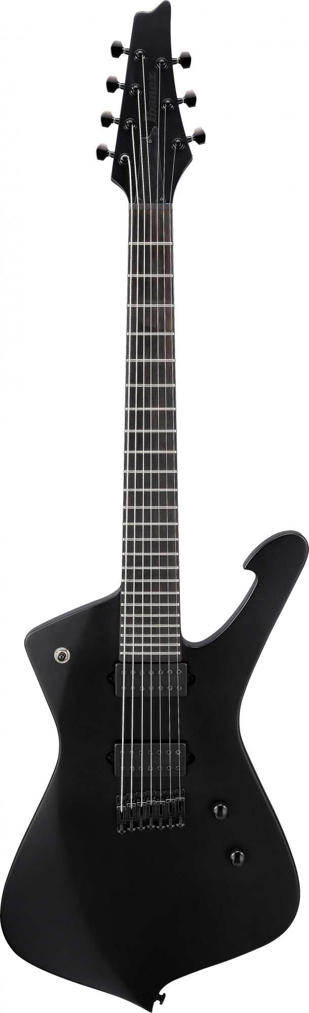 IBANEZ Iron Label Iceman E-Gitarre 7-String - Black Flat
