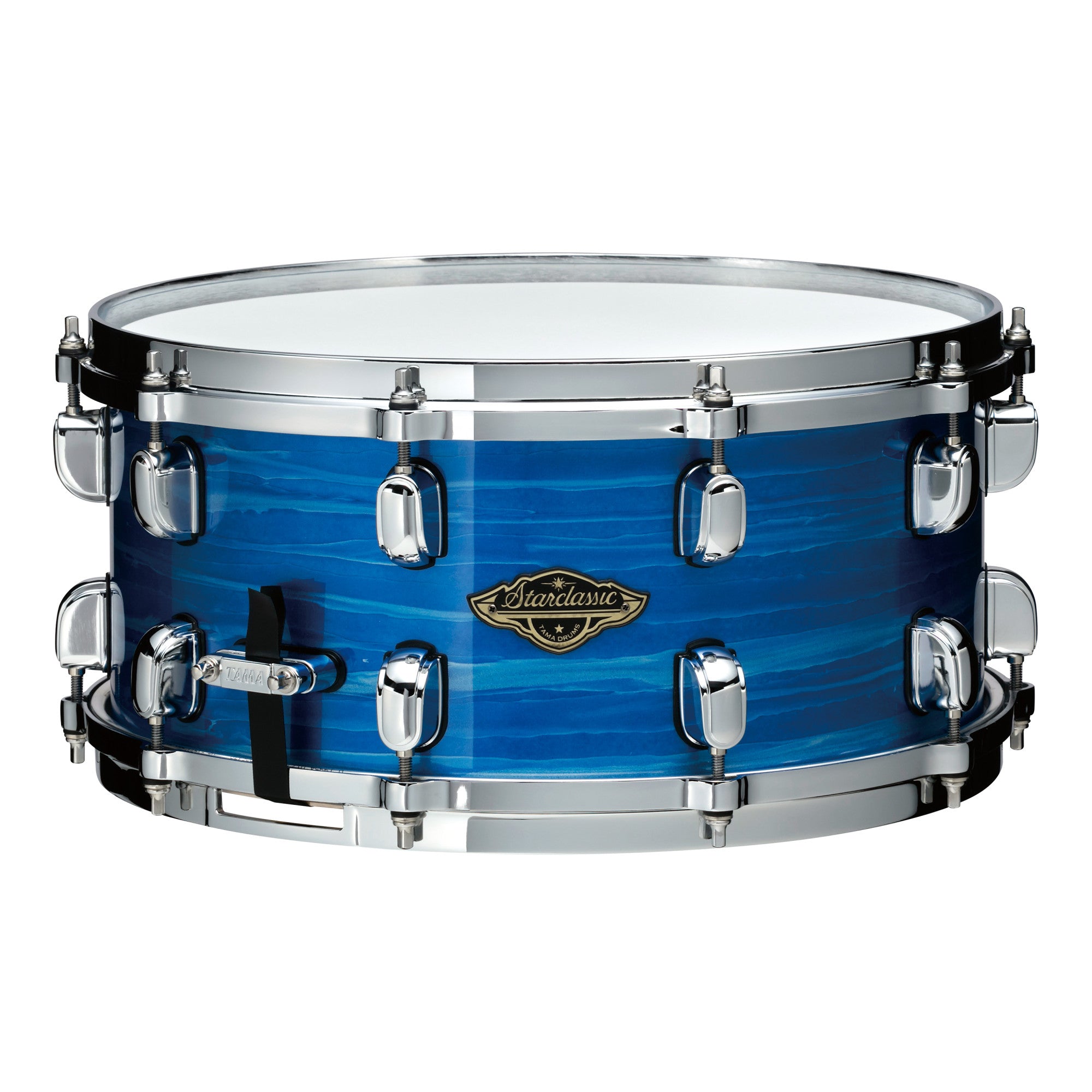 TAMA Starclassic Walnut/Birch Snaredrum 14" x 6,5" - Lacquer Ocean Blue Ripple/Chrom HW