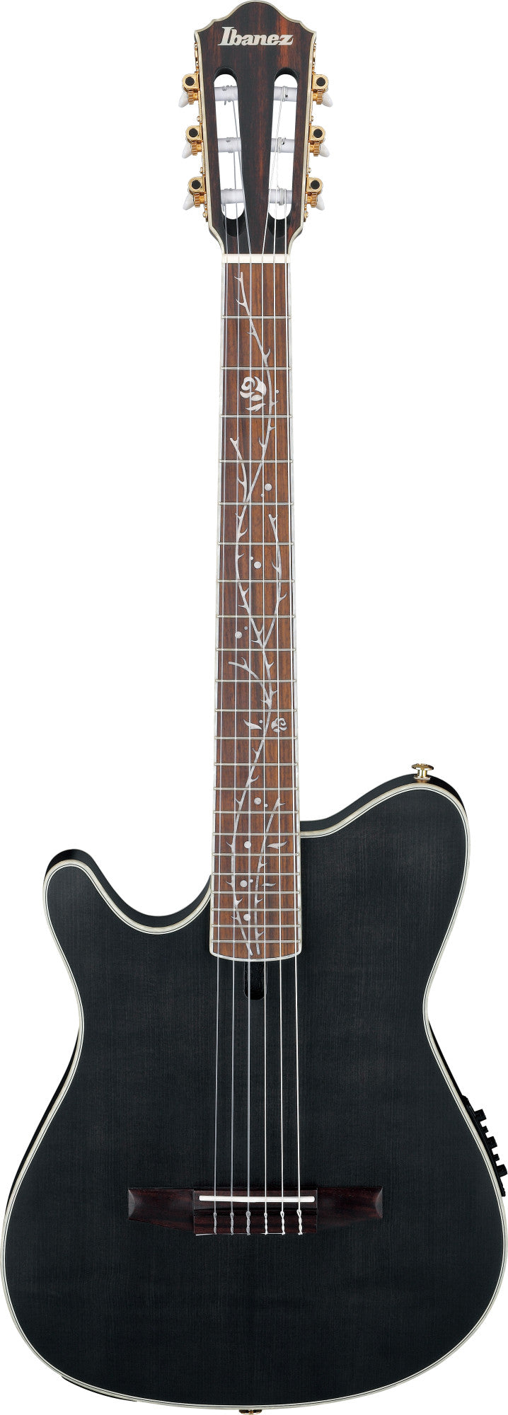 IBANEZ Tim Henson Signature Nylon String Gitarre 6-String Lefty - Transparent Black Flat