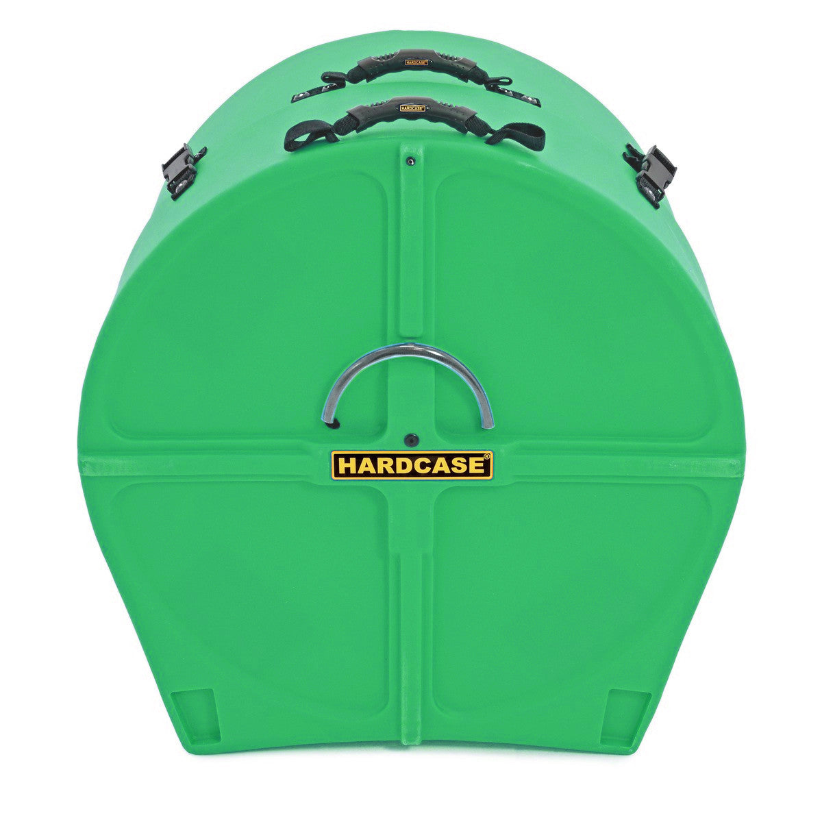 HARDCASE Bass Drum Case mit Rollen 16" (14" - 20") - Light Green / komplett gepolstert