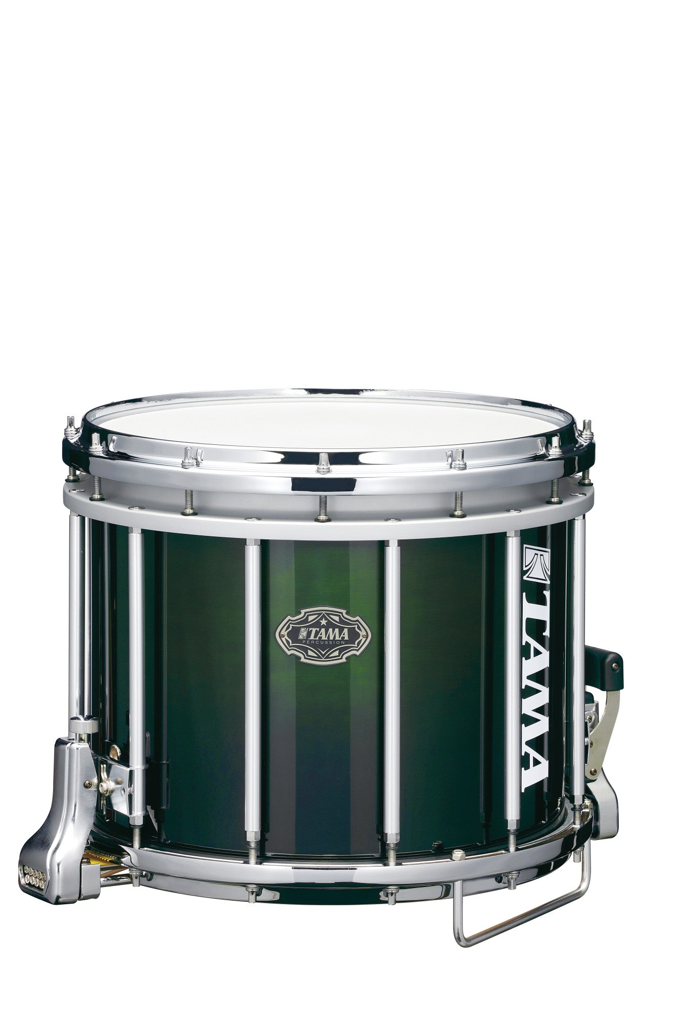 TAMA Fieldstar Marching Snare Drum 14" x 12" - Deep Green Fade