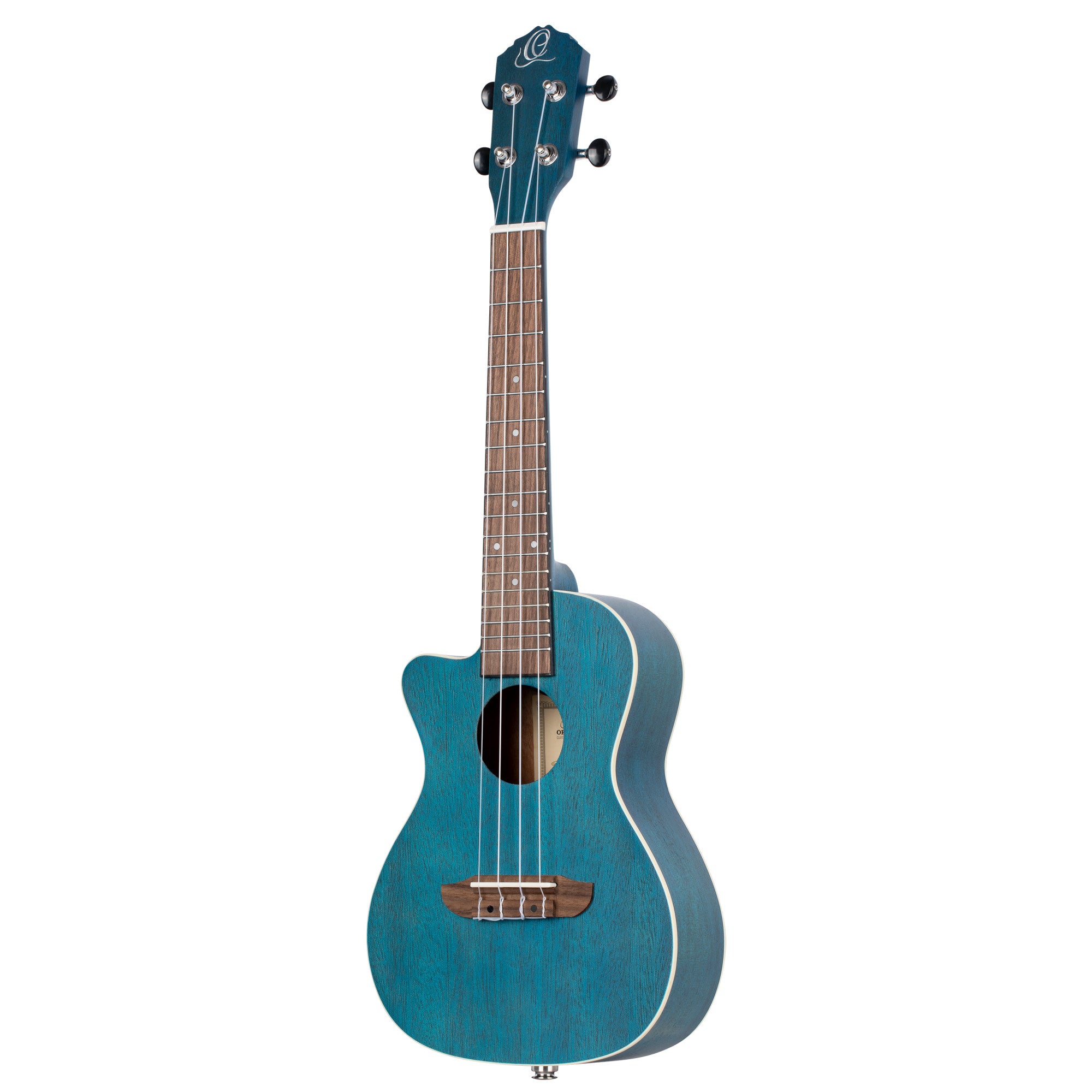 ORTEGA Earth Serie Konzert Preamp Ukulele 4 String Lefty - Ocean Blue