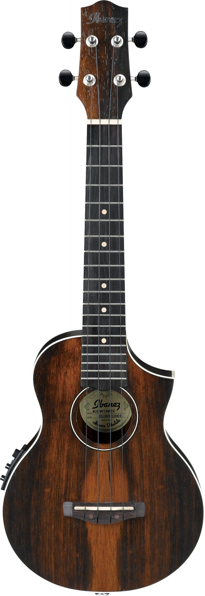 IBANEZ UEW Konzert Ukulele 4-String - Dark Brown Open Pore