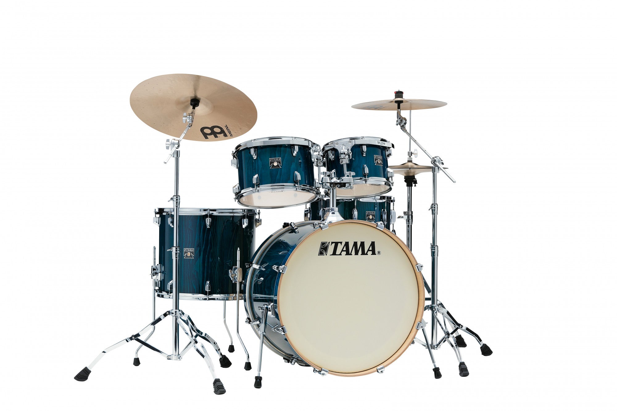 TAMA Superstar Classic Shell Kit 5 teilig - Gloss Sapphire Lacebark Pine/Chrom HW