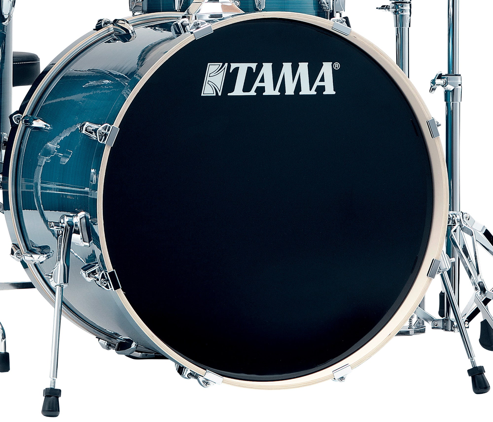 TAMA Imperialstar Bass Drum 18" x 14" - Hairline Blue/Chrom HW