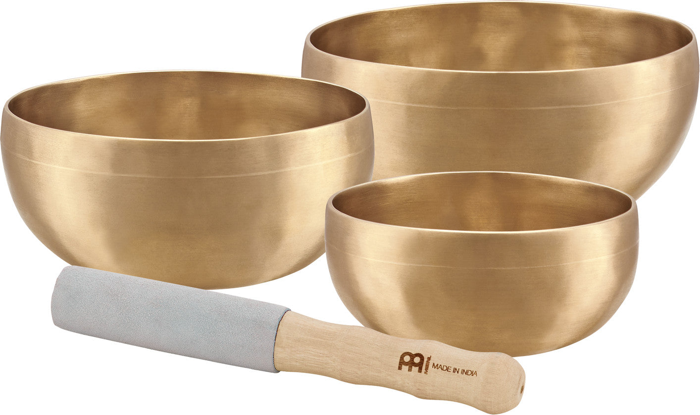 MEINL Sonic Energy Universal Series Singing Bowl Set 4 teilig - 500/700/750g + Mallet