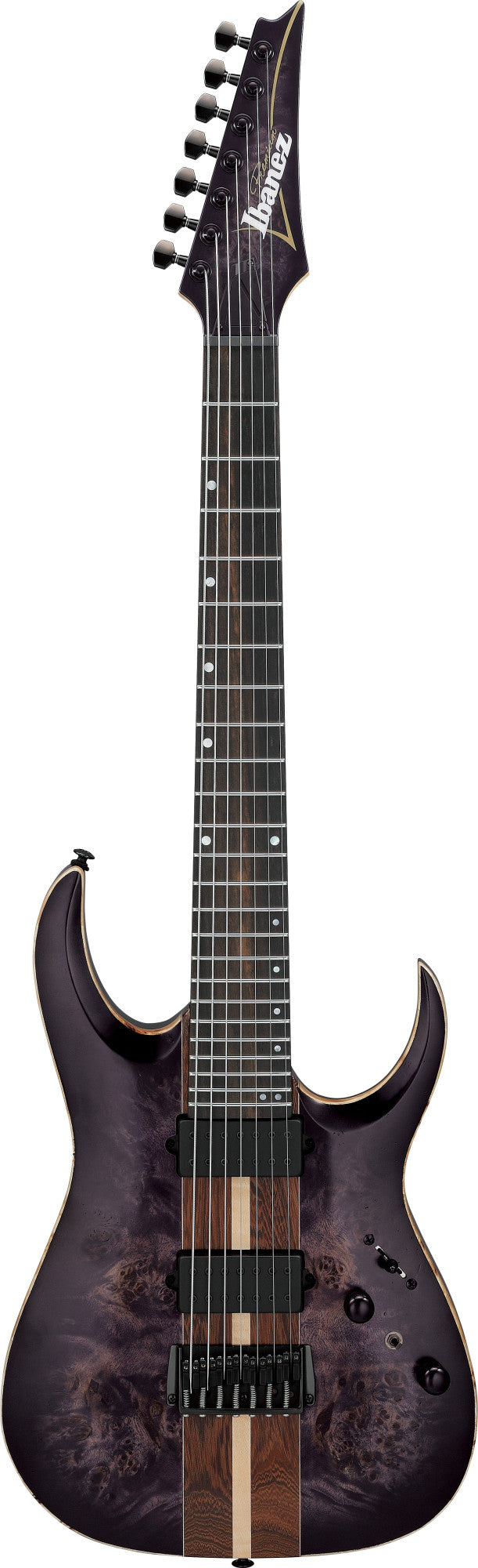 IBANEZ Premium RGA E-Gitarre 7-String - Deep Twilight Burst Low Gloss + Gigbag