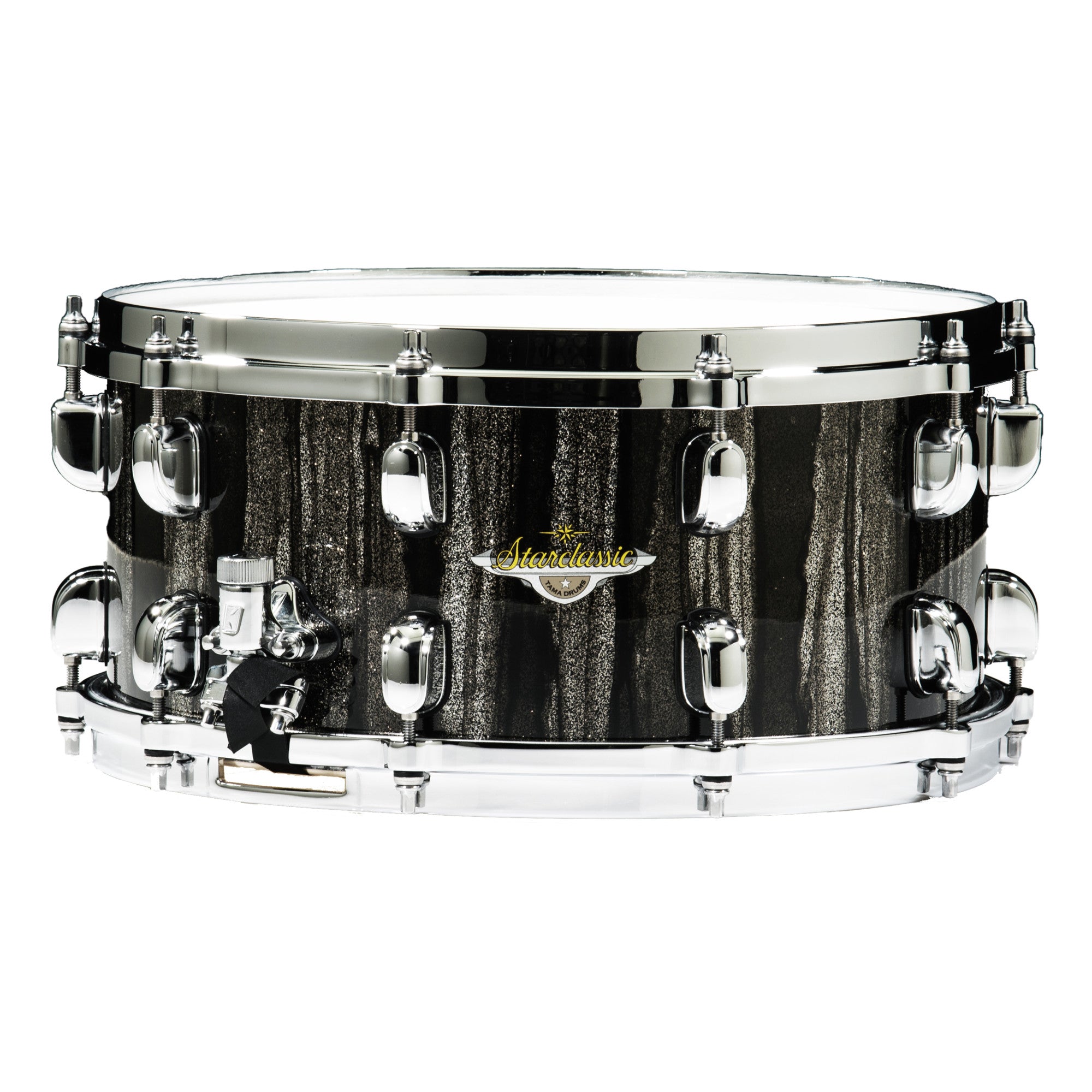 TAMA Starclassic Maple Snaredrum 13" x 6" - Black Clouds & Silver Linings/Chrom HW