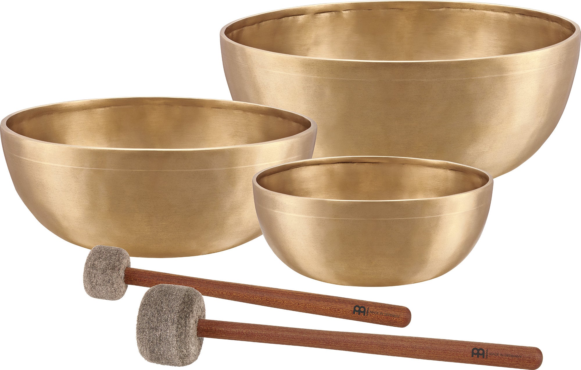 MEINL Sonic Energy Energy Therapy Series Basic Singing Bowl Set 5 teilig - 1000/1400/2200g + Mallets
