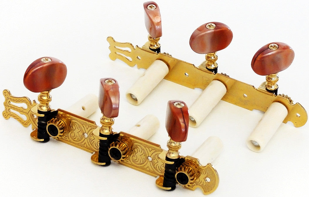 ORTEGA Mechanik Set - gold 4/4 Länge