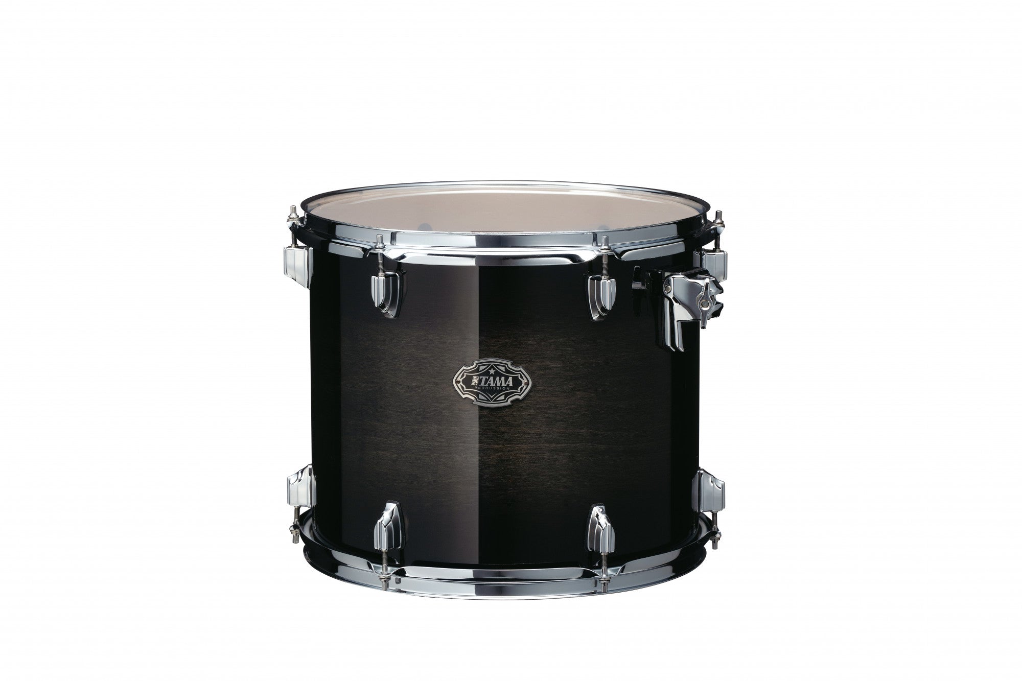 TAMA Concert Tom 14" x 12" - Transparent Black Burst/Chrom HW