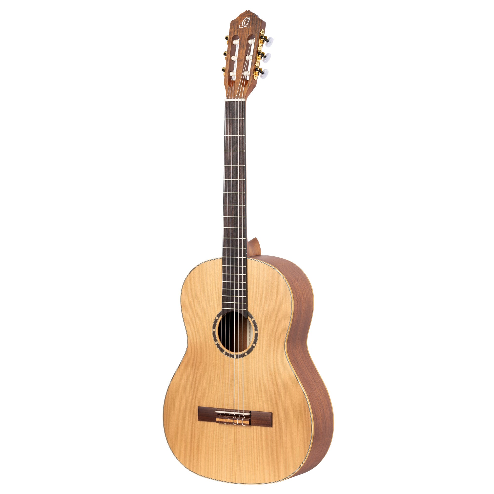 ORTEGA Family Series Pro 4/4 Slim Neck Konzertgitarre 6 String Lefty - Zeder / Mahagoni Natur + Bag