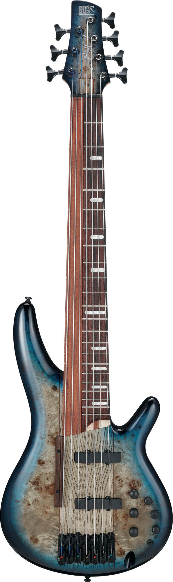 IBANEZ "Ashula" Bass Workshop SR E-Bass 7-String - Cosmic Blue Sunburst + Koffer