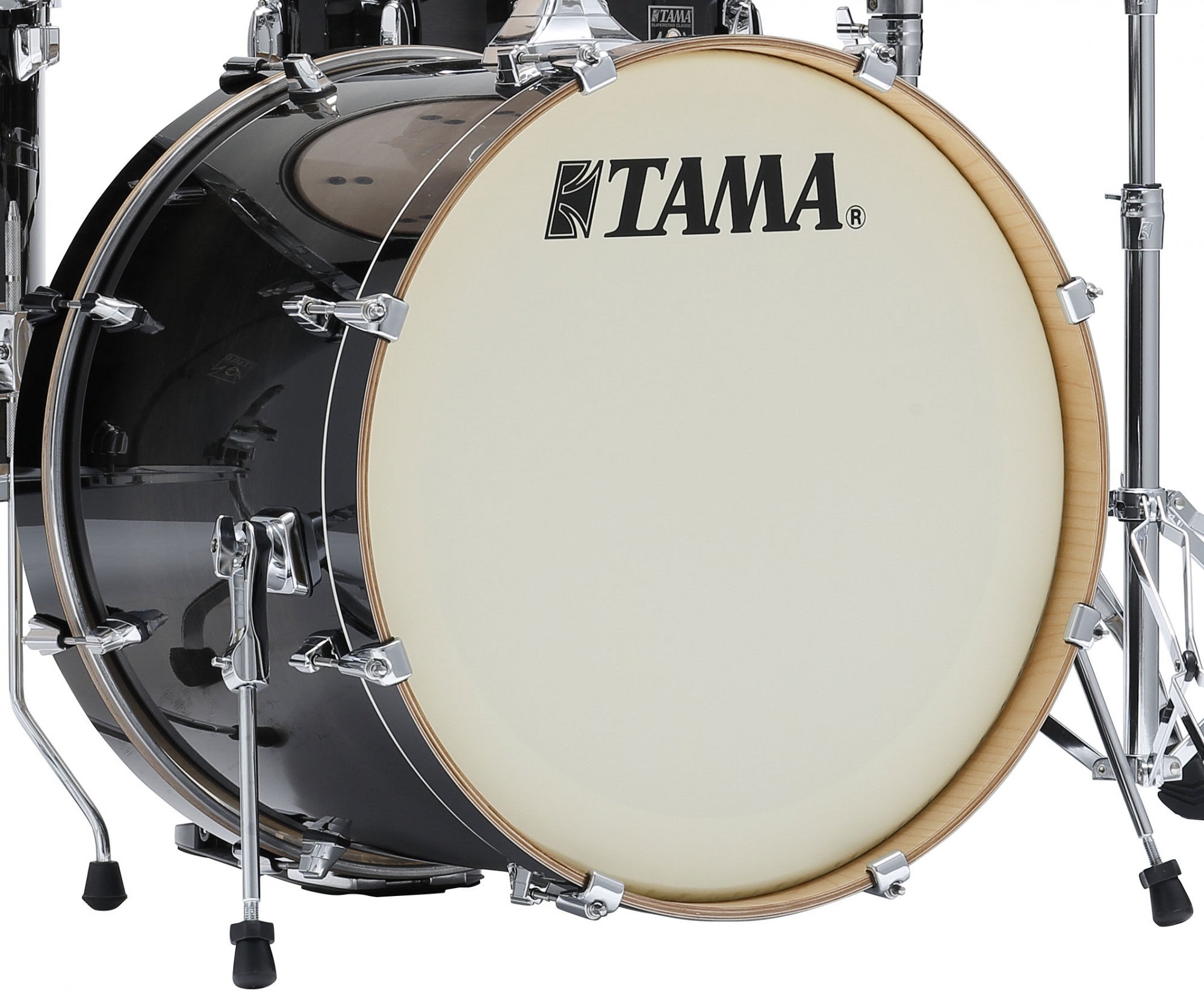 TAMA Superstar Classic Bass Drum 22" x 16" - Transparent Black Burst/Chrom HW