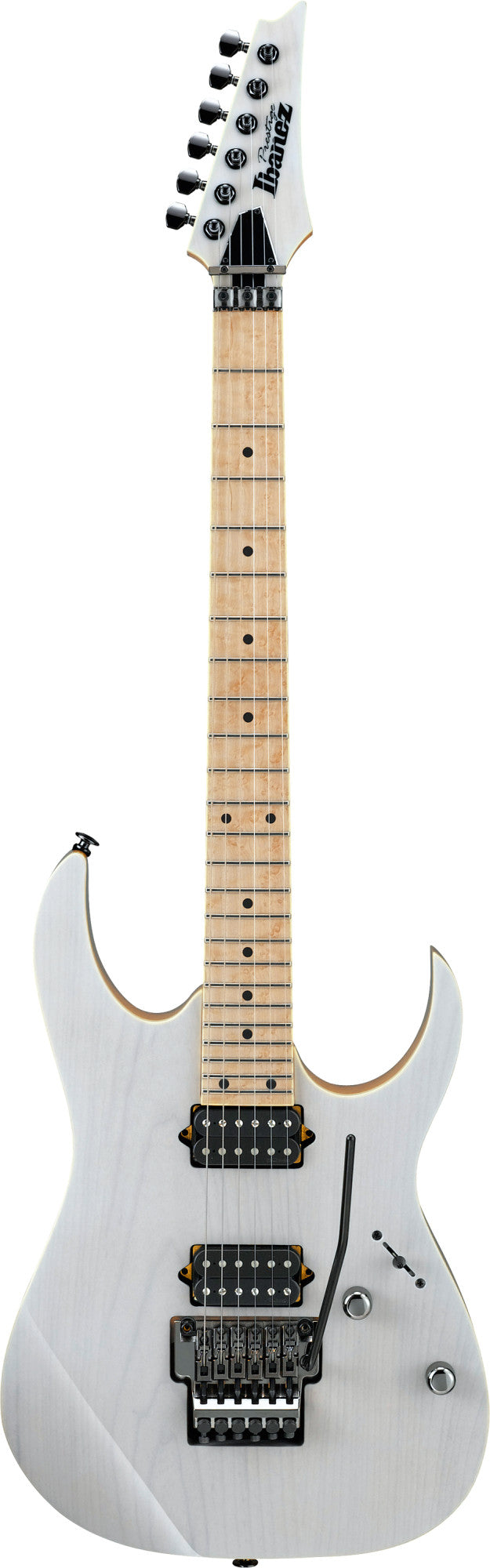 IBANEZ Prestige RG E-Gitarre 6-String - Antique White Blonde + Koffer