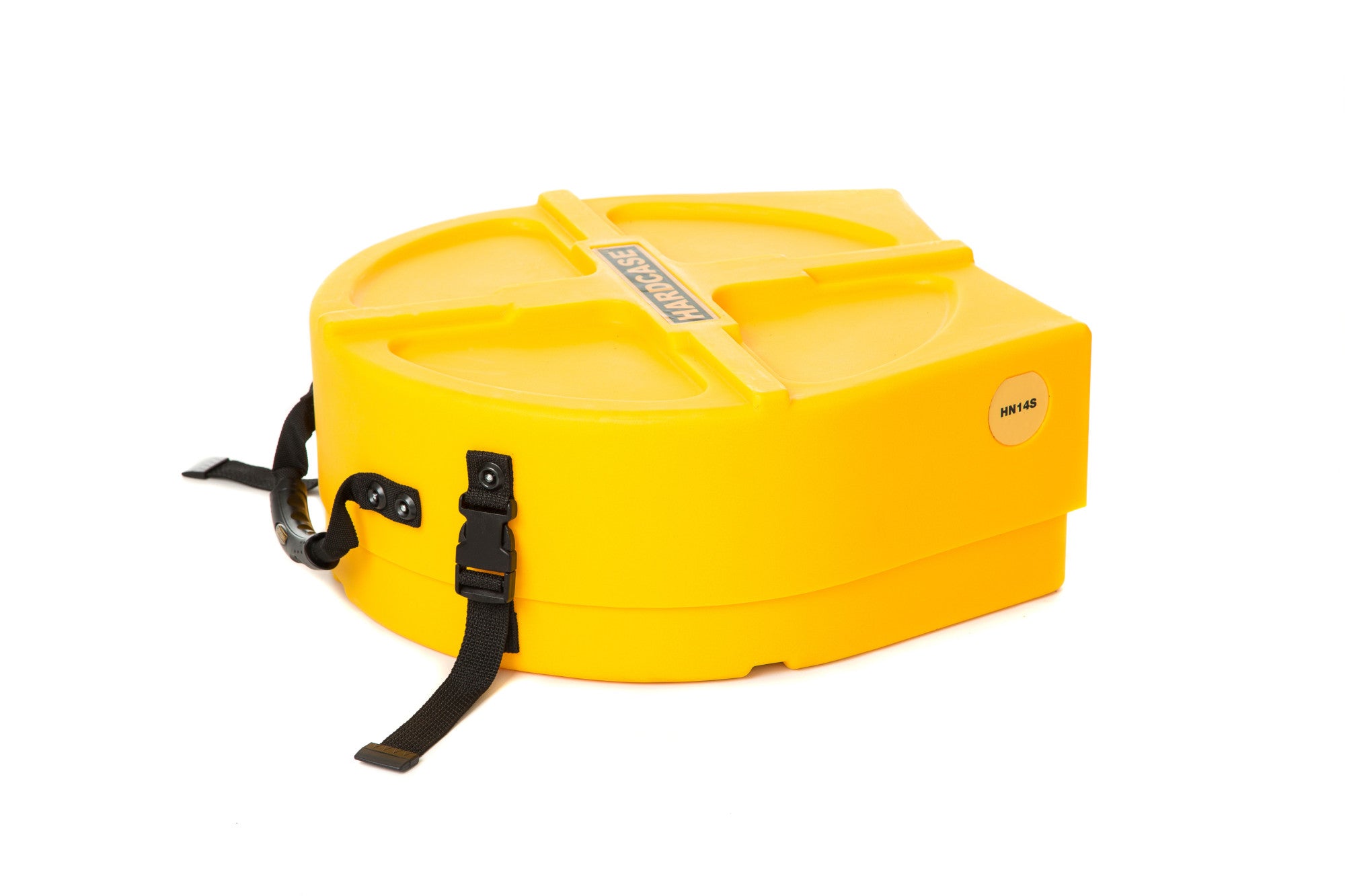 HARDCASE Snare Case 12" (5“ – 8“) - Yellow / komplett gepolstert