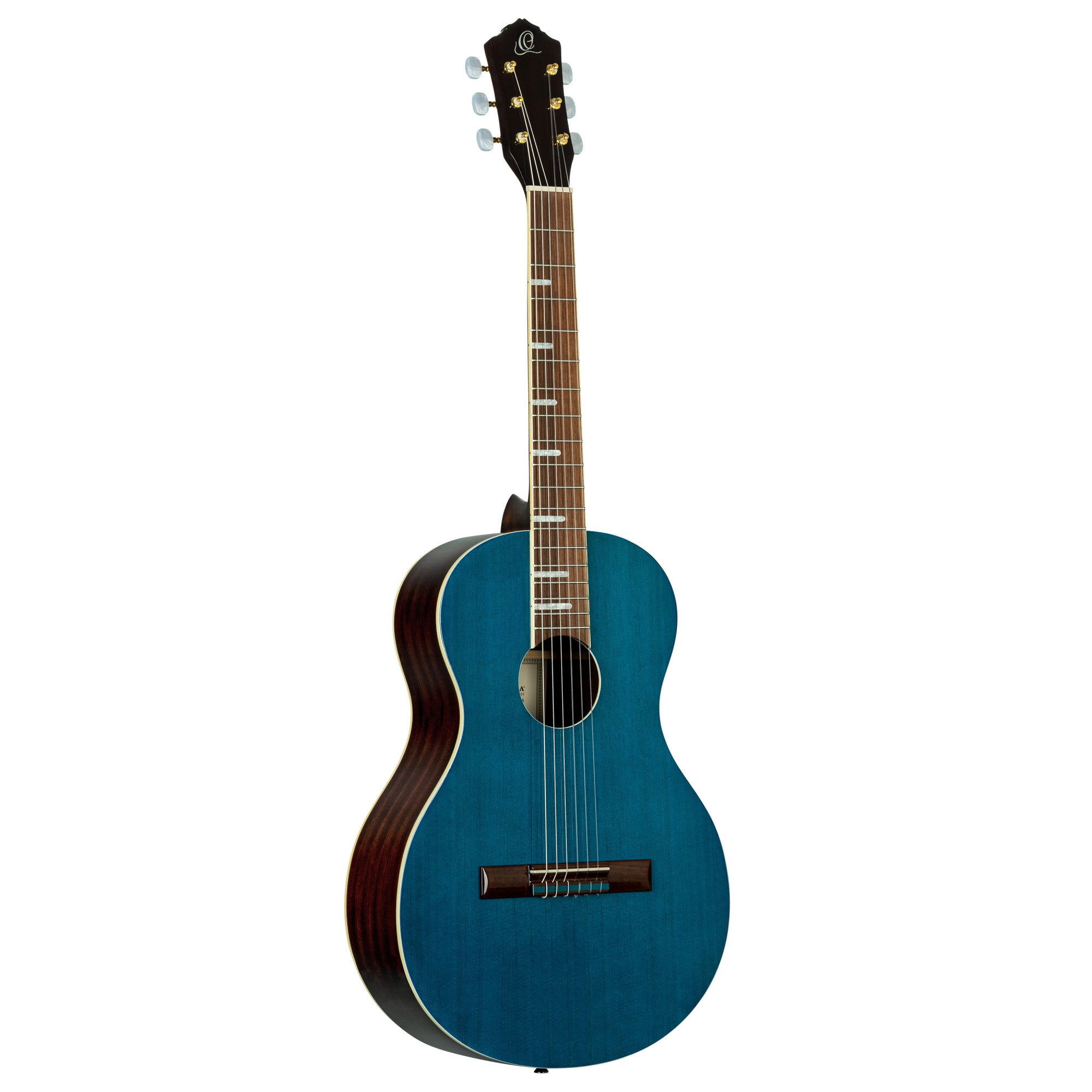 ORTEGA Ranger Series 4/4 Konzertgitarre 6-String - Ozeanblau + Gigbag