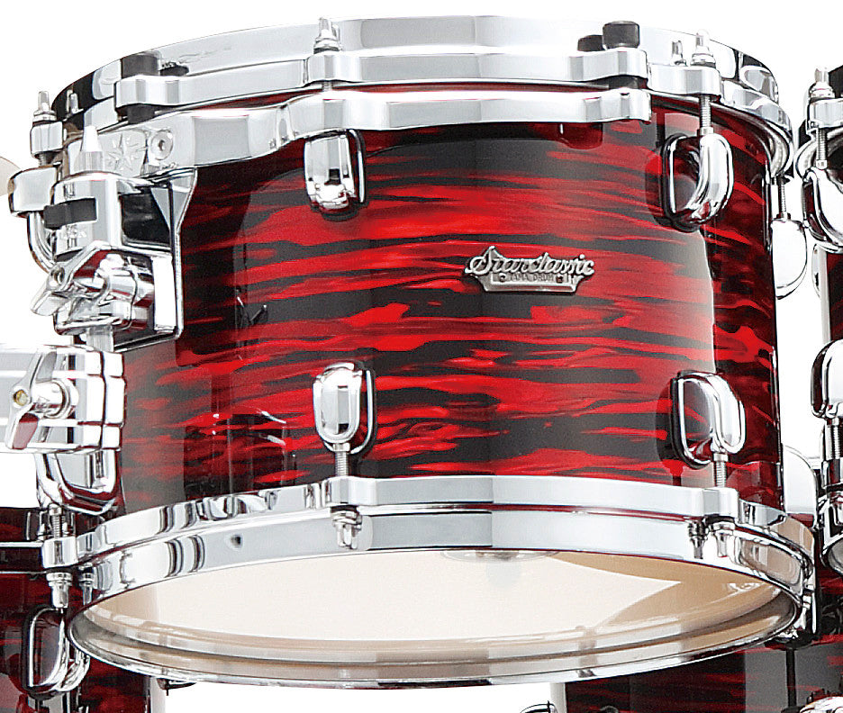 TAMA Starclassic Maple Duracover Wrap Rack Tom 8" x 6" - Red Oyster/Chrom HW