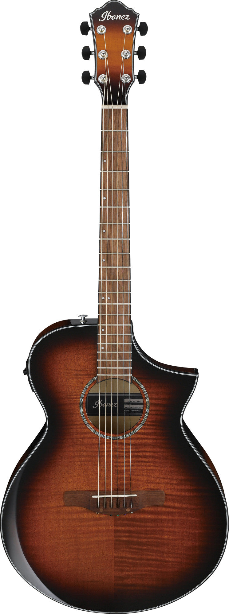 IBANEZ AEWC Akustikgitarre 6-String - Transparent Black Sunburst