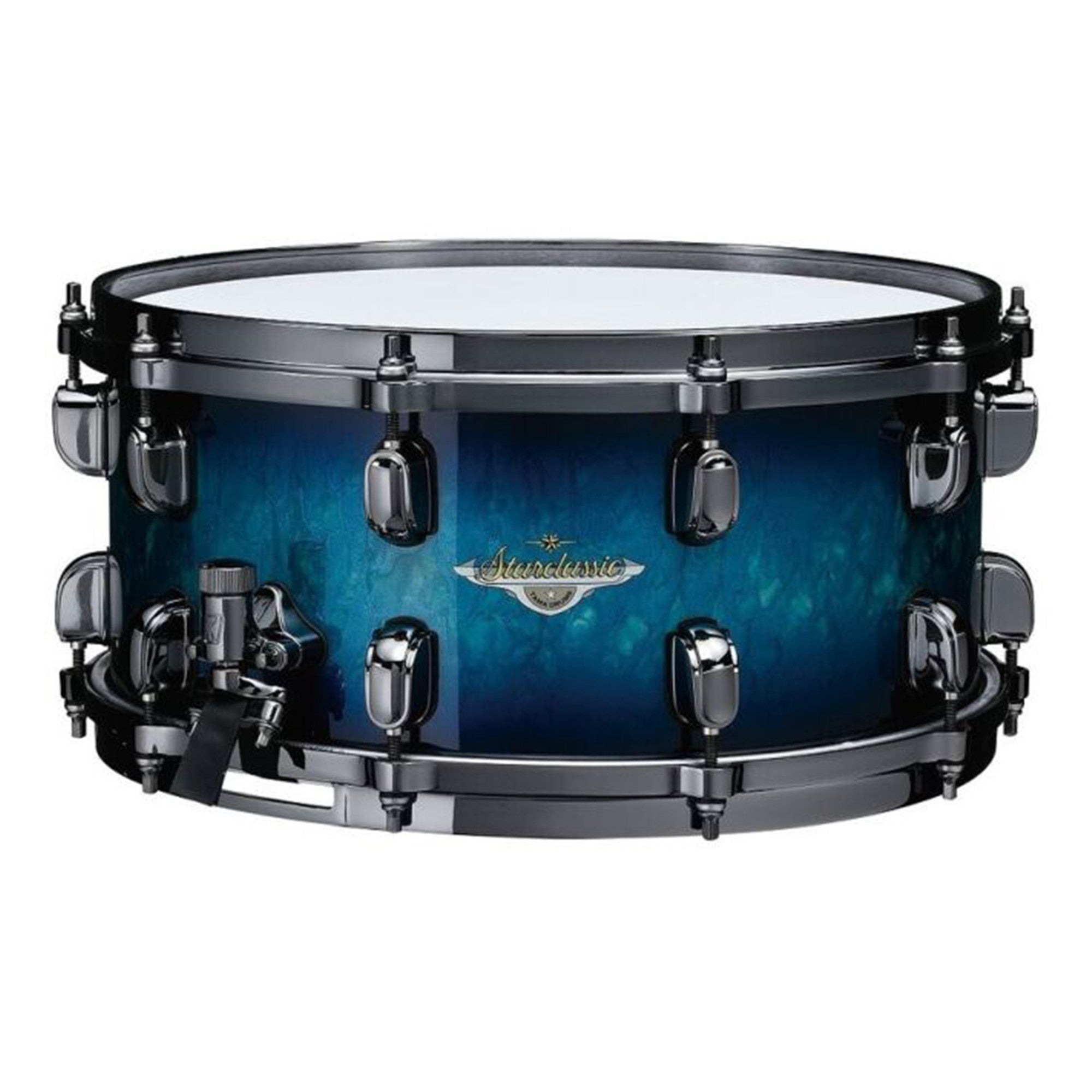 TAMA Starclassic Maple Snaredrum 13" x 6" - Molten Electric Blue Burst/Black Nickel HW