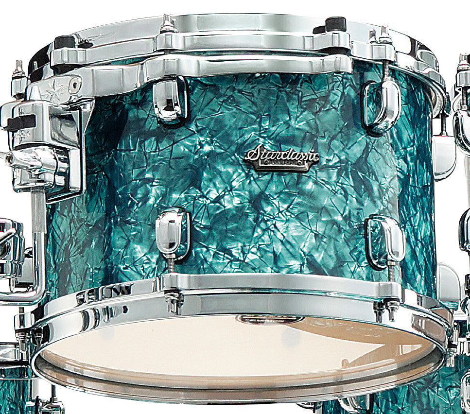TAMA Starclassic Maple Duracover Wrap Rack Tom 8" x 6" - Turquoise Pearl/Chrom HW