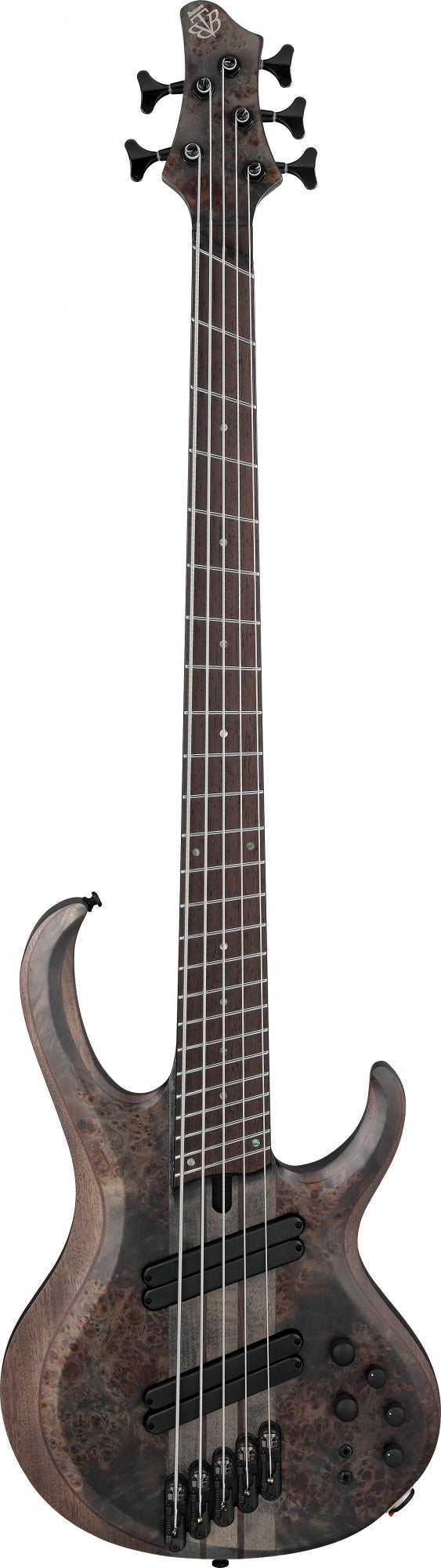 IBANEZ Bass Workshop BTB E-Bass 5-String Multi Scale - Transparent Gray Flat + Koffer