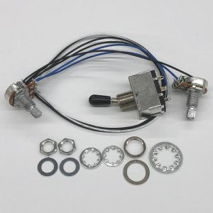 IBANEZ Schaltung - 3-Wege Schalter, black cap, nickel, 1 volume 1 tone