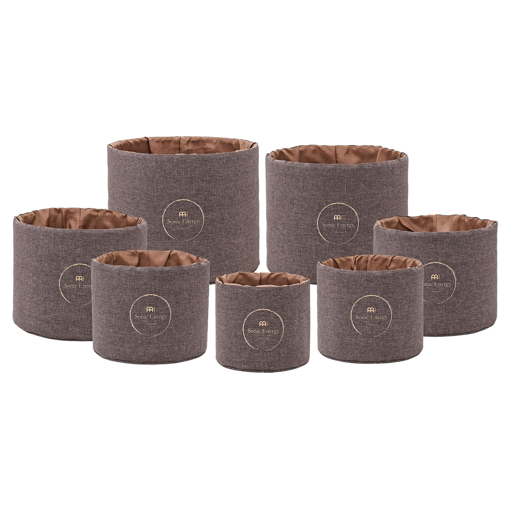 Meinl Sonic Energy Crystal Singing Bowl Sleeve Set - Braun