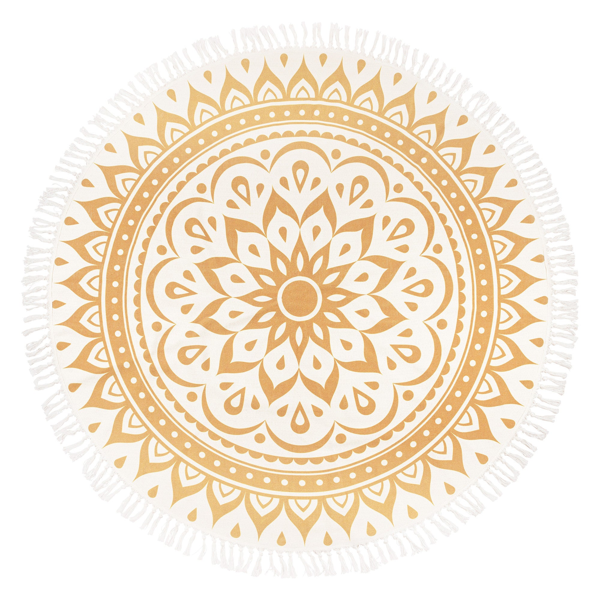 Meinl Sonic Energy Meditation Rug - Vintage Gold / Floral Design
