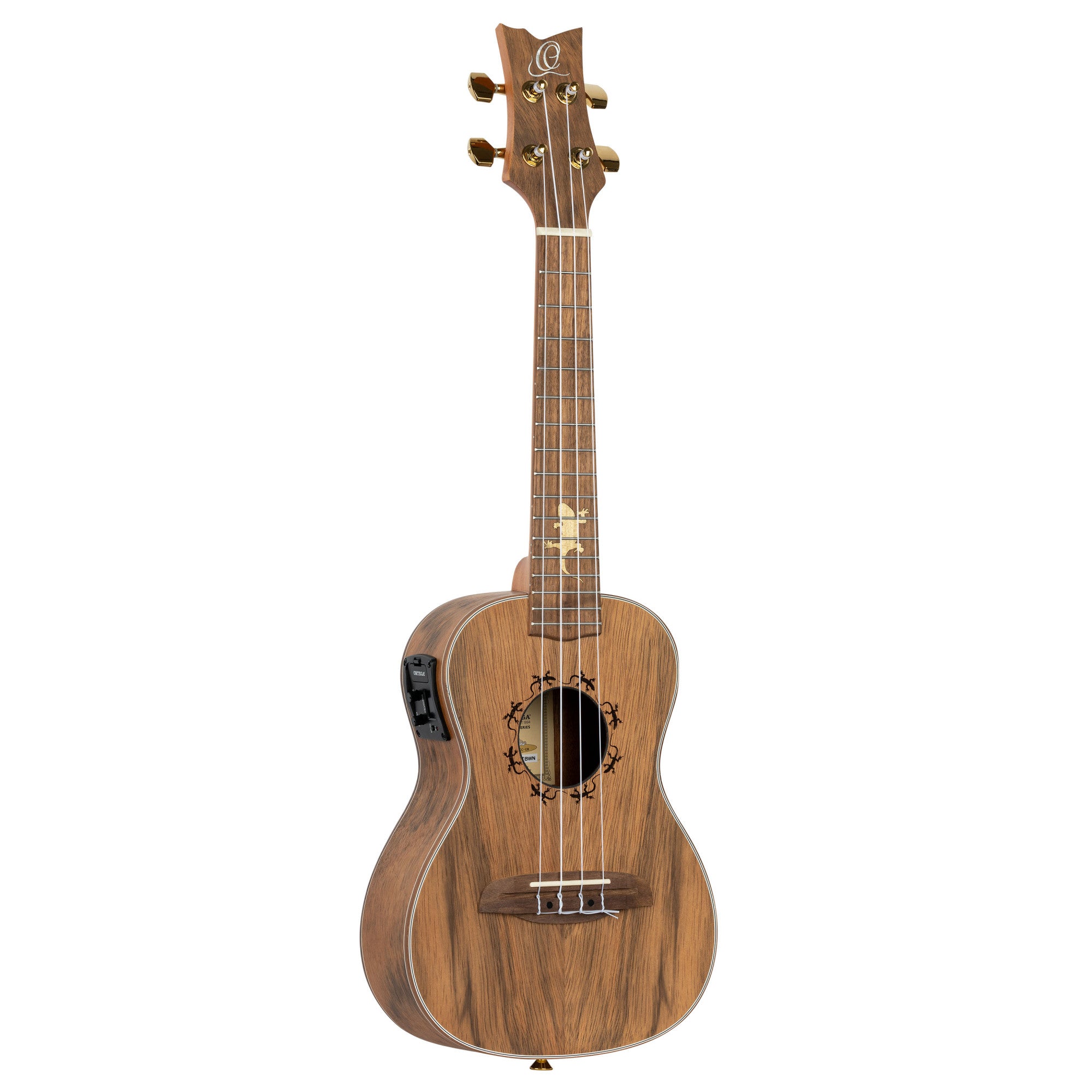 ORTEGA Lizard Serie Konzert Ukulele 4 String - Paldao Natural + Bag