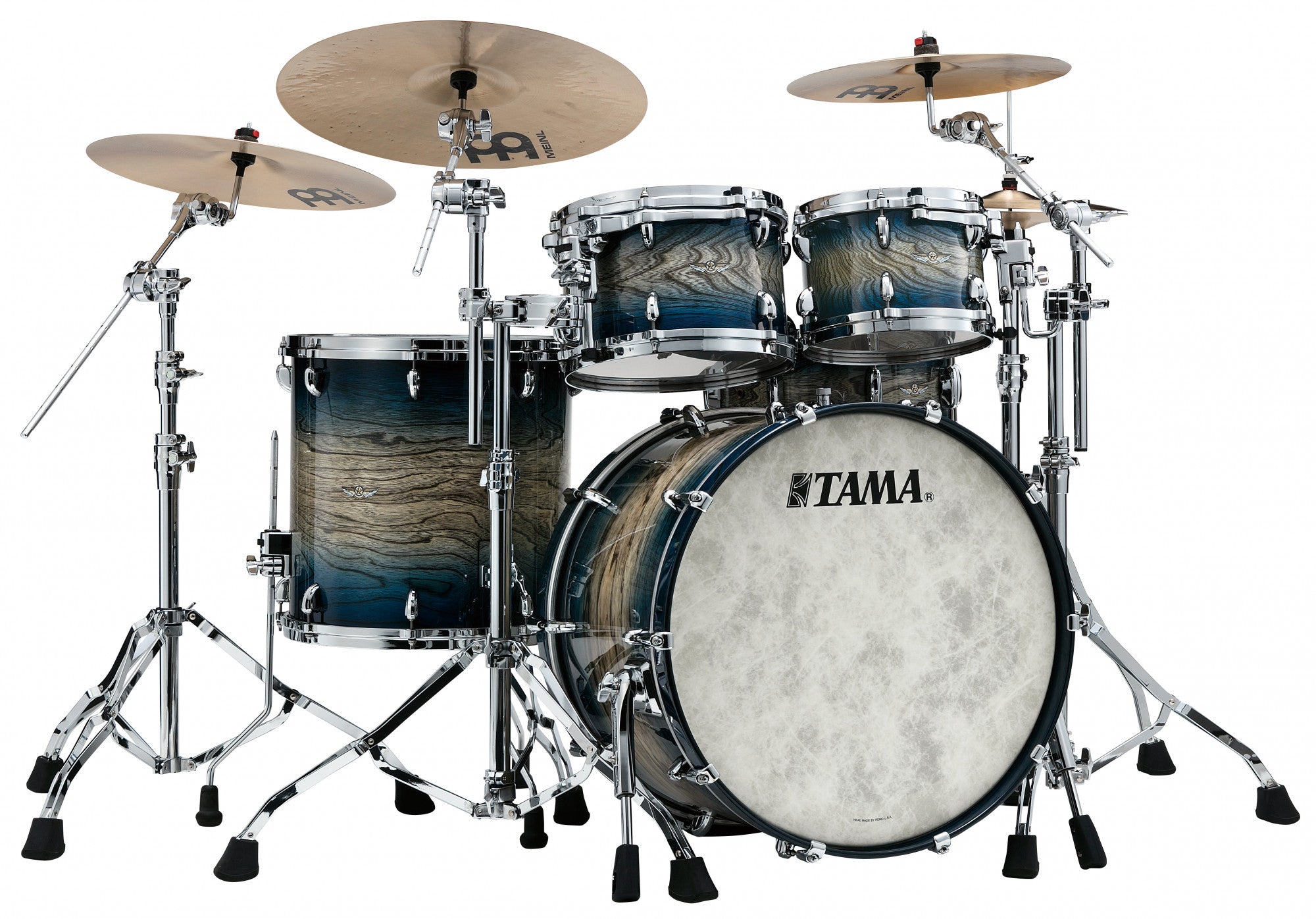 TAMA STAR Walnut Shell Kit 4 teilig - Indigo Japanese Sen Burst/Chrom HW