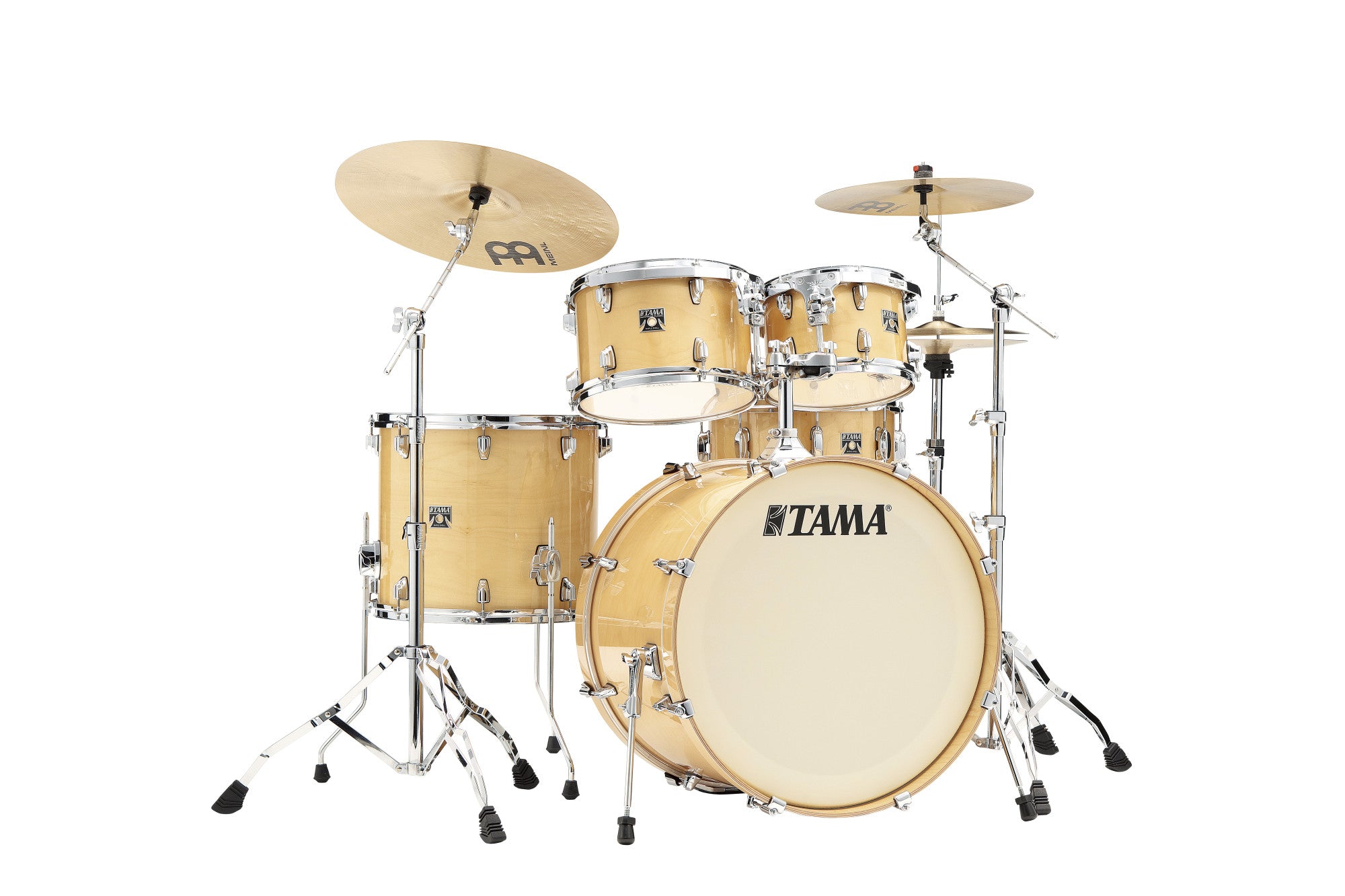 TAMA Superstar Classic Drum Set 5 teilig - Gloss Natural Blonde/Chrom HW + SM5W Hardware Kit