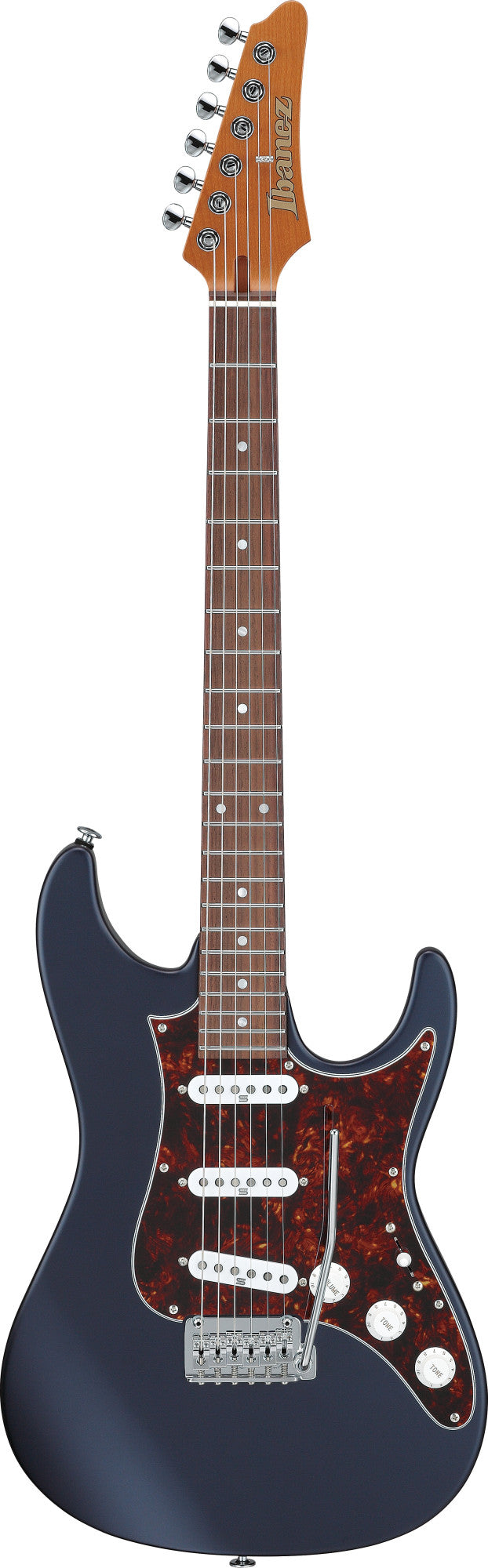 IBANEZ Prestige AZN E-Gitarre 6-String - Dark Tide Blue Flat + Koffer