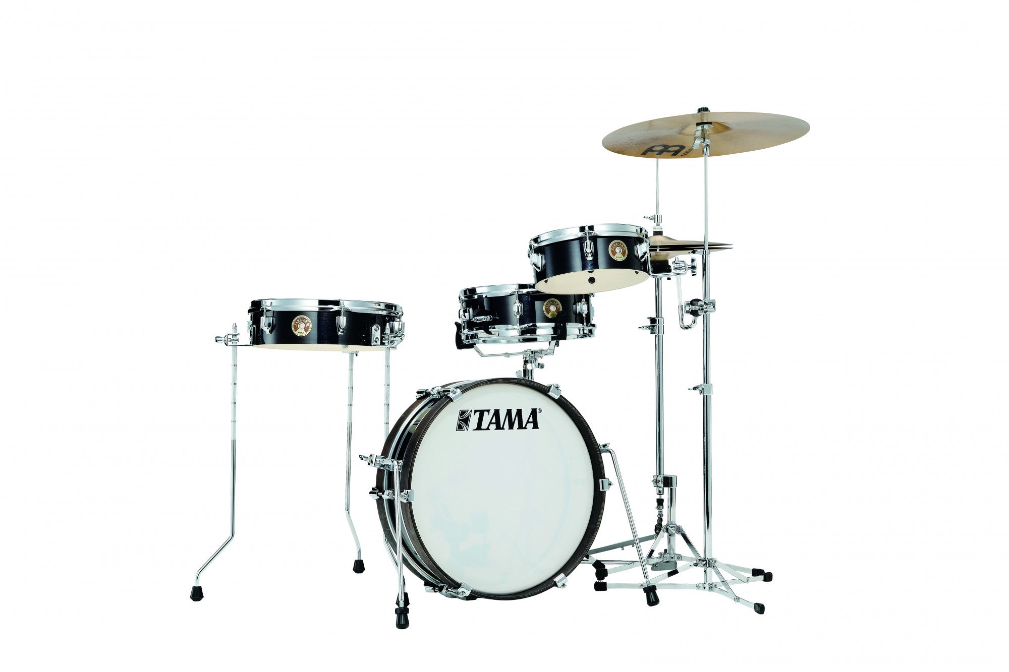 TAMA Club-Jam Pancake Shell Kit 4 teilig - Hairline Black/Chrom HW