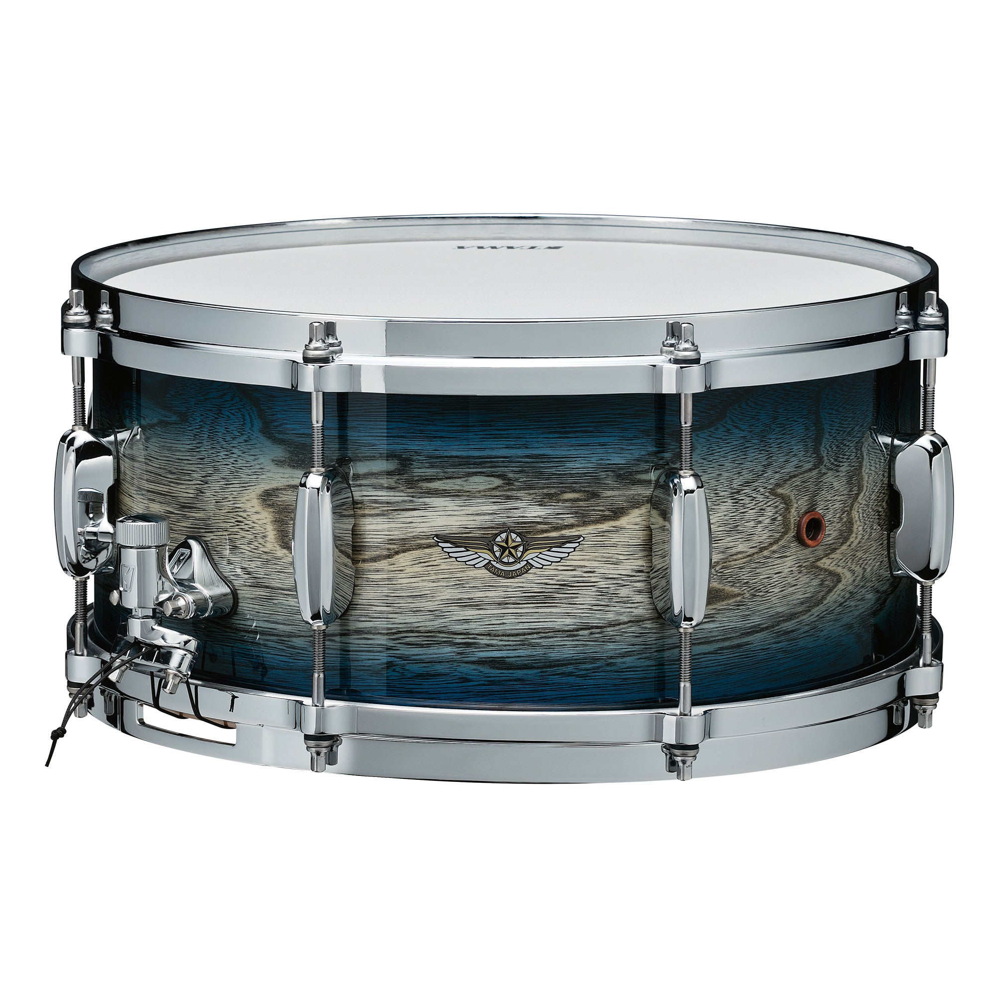 TAMA STAR Walnut Snaredrum 13" x 6" - Indigo Japanese Sen Burst/Chrom HW