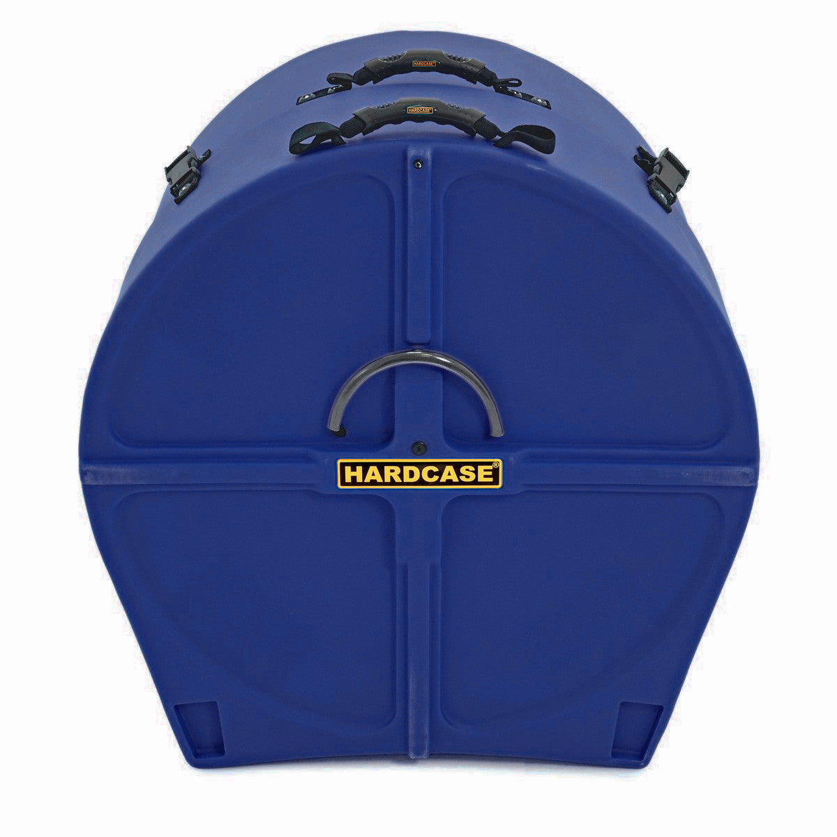 HARDCASE Bass Drum Case mit Rollen 20" (14" - 20") - Dark Blue / Schaumstoffpads