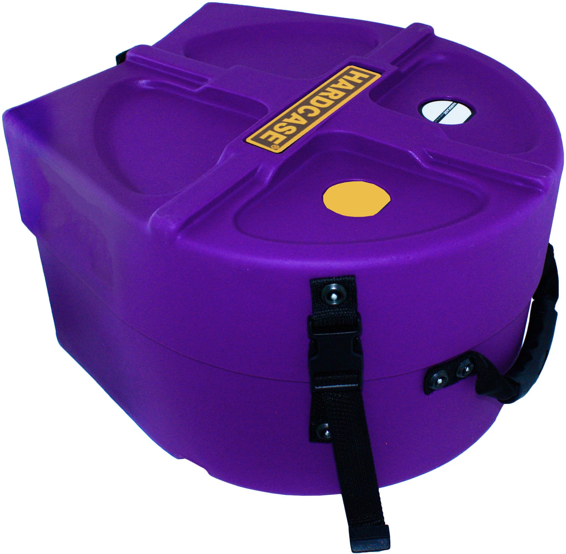 HARDCASE Bass Drum Case mit Rollen 18" (14" - 20") - Purple / komplett gepolstert