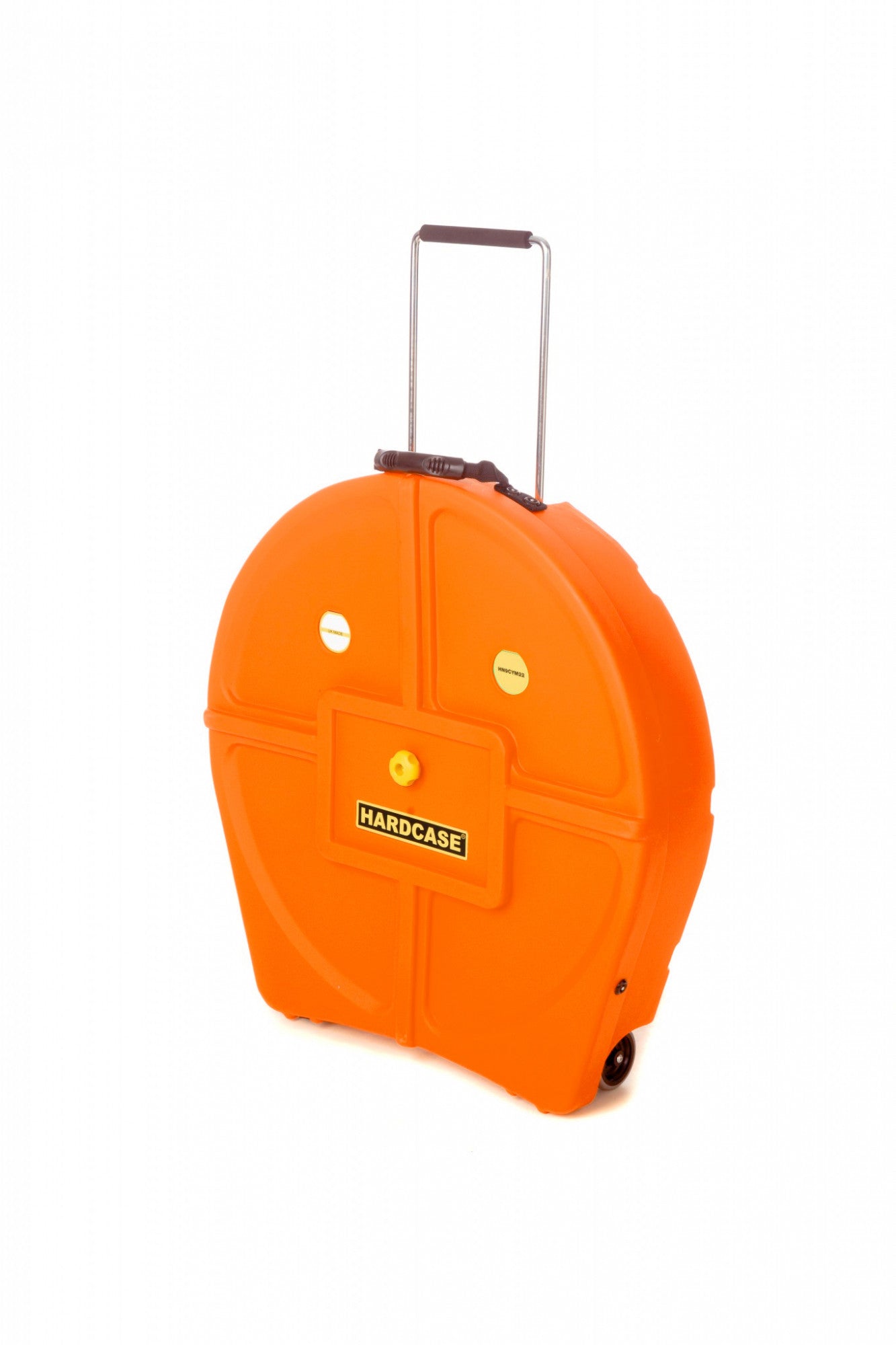 HARDCASE Cymbal Trolley-Case 22" für 9 Becken - Orange