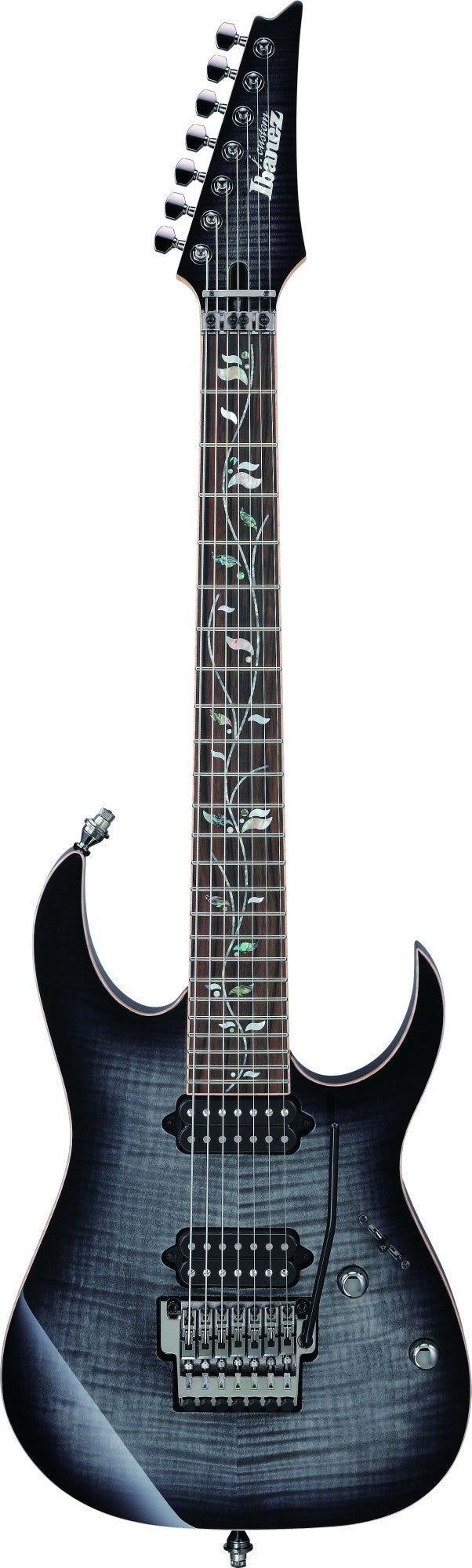 IBANEZ j.custom RG E-Gitarre 7-String - Black Rutile + Koffer