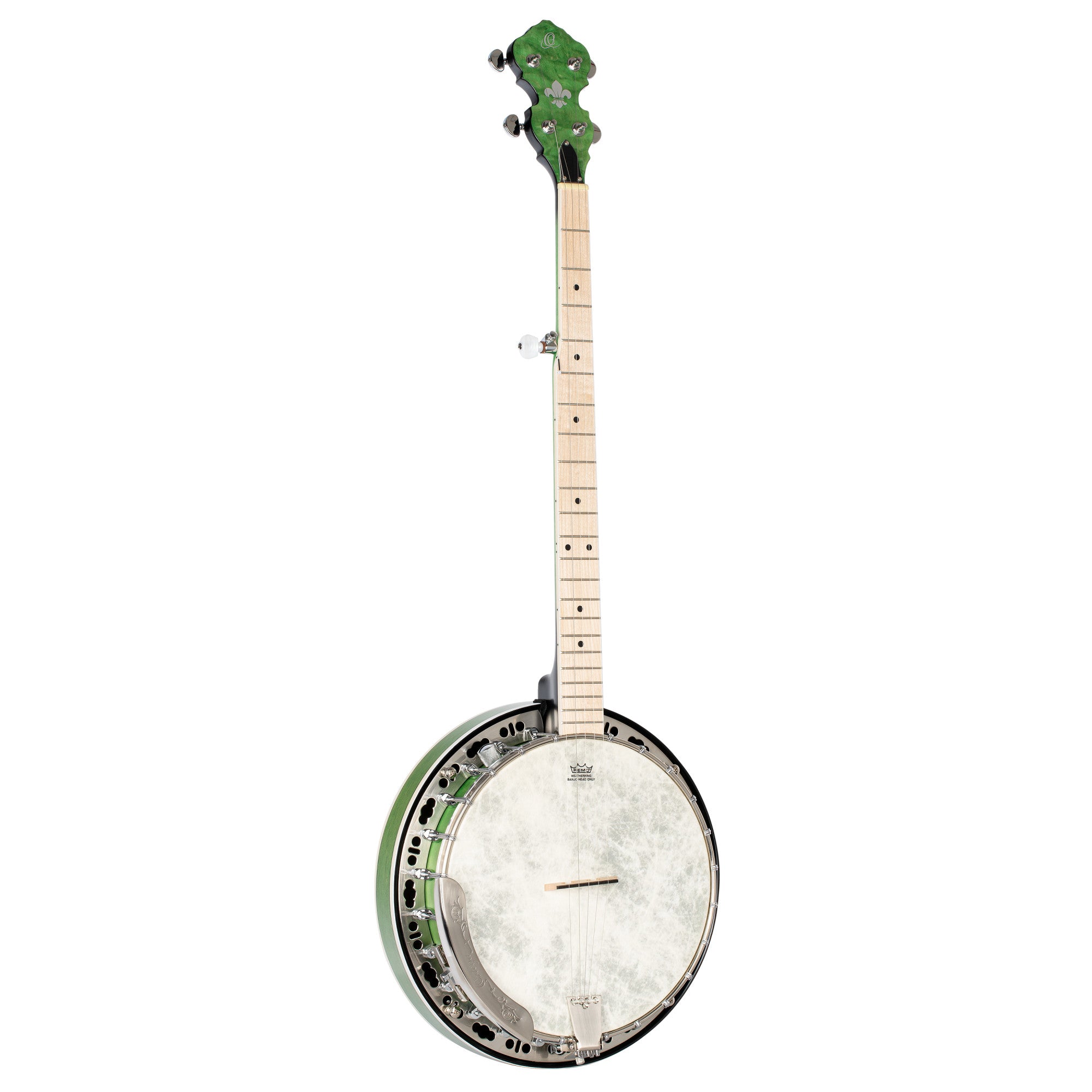 ORTEGA Falcon Serie Banjo 5 String - Maple Green + Bag