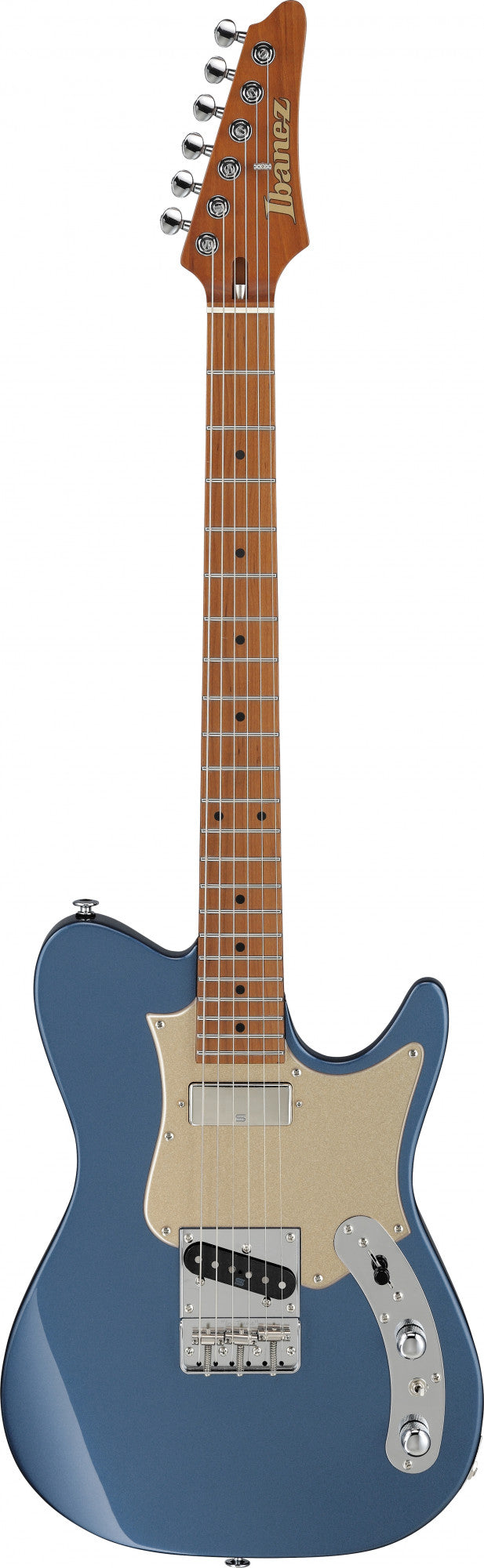 IBANEZ AZS Serie E-Gitarre 6 String Single Cut - Prussian Blue Metallic + Case