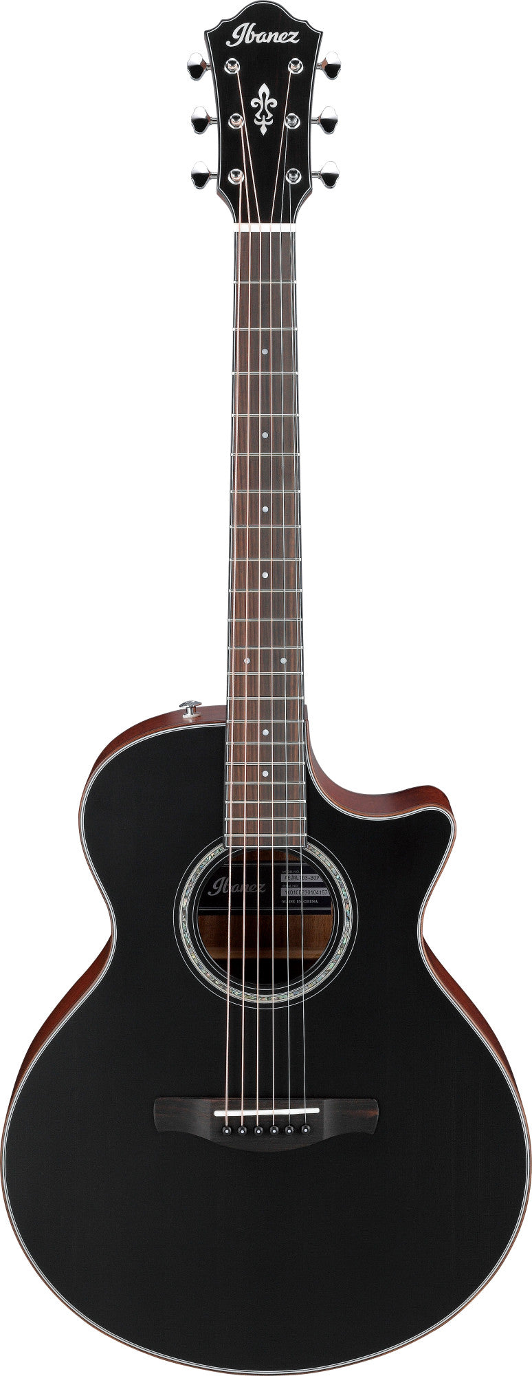 IBANEZ AE Akustikgitarre 6-String - Black Flat + Gigbag